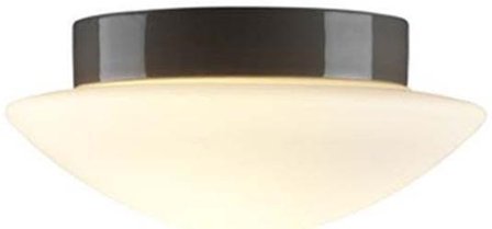 Ifö Electric Solhem Takarmatur 13W, IP44, rak Grå, Belysning