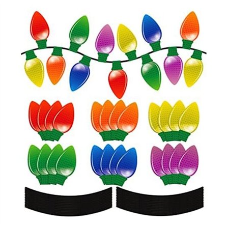 Magnetiske julelys til biler - Julepæreformede magnet-sæt. Smukke og iøjnefaldende, en sjov måde at pynte din bil på til højtiden. Perfekt til 