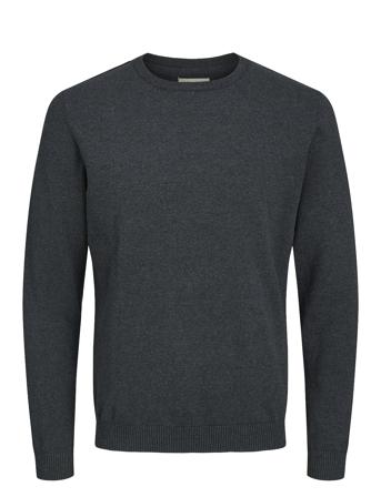 Jjebasic Knit Crew Neck Noos Jack & J S Grey