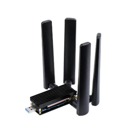 5G-tikku Moduuli 4 Antennia USB3.1 Portti Alumiiniseos Jäähdytin M.2 Key B Liitäntä