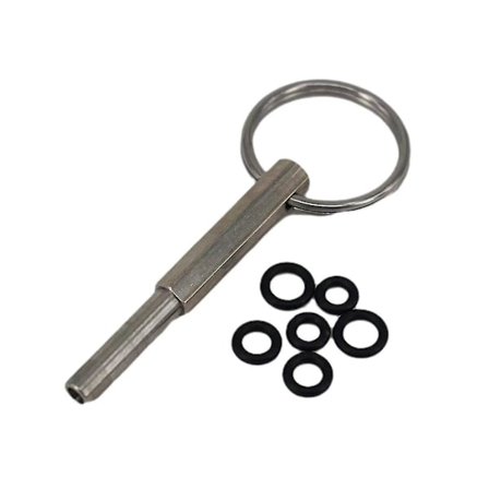 Nøkkel for reparasjonsverktøy for kaffemaskin, åpne sikkerhetsskruer med ovalt hode med magnetisk for