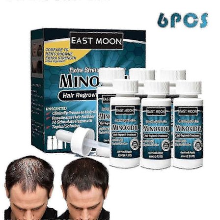 3-9 STK 60 ml Extra Stark Hårväxtbehandling för Män med 5% Förbättrad Formula för Överlägsna Resultat