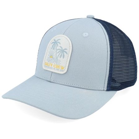 Salty Crew - Blå trucker Keps - Palmdale Retro Blue/Navy Trucker @ Hatstore