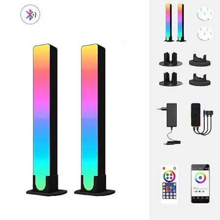 RGB Smart LED Lysbjælke Wifi Bluetooth Desktop Atmosfærisk Lys