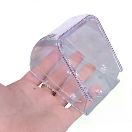 Ringeklokke Regnbeskyttelse DIY Tilbehør 1 Stykke Trådløs Regntett Ringeklokkeboks Utendørs Transparent Ringeklokkeboks[D]