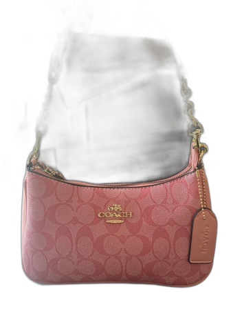 Coach axelväska rosa