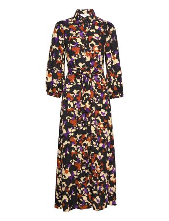 Slfholda 7/8 Ankle Dress B Maxiklänning Festklänning Multi/mönstrad Selected Femme