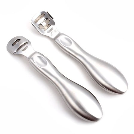 1 stk Hård Hudfjerner Fot Rasp Verktøy Barberblad For Hæl Hard Død Hud | Fot Rasper (sølv)