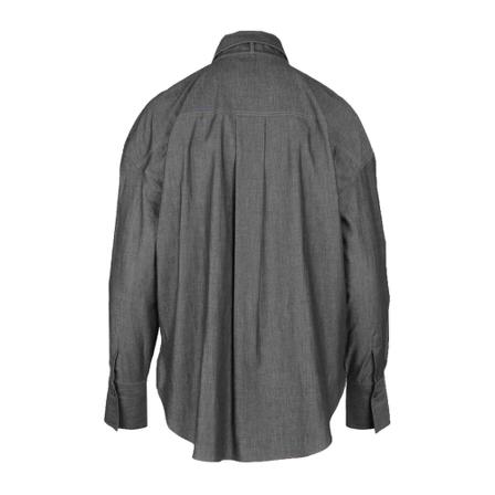 Brunello Cucinelli, Anthracite Shirt Szary, Kobieta, Rozmiar: S
