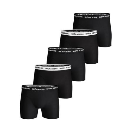 Björn Borg Essential Boxer 5p Men undergarment Black XXL
