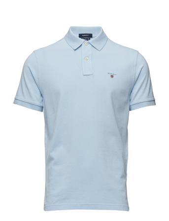 Original Pique Ss Rugger Polos Short-sleeved Sininen GANT