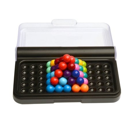 Utbildning pussel Pyramid Plåt 3D Hjärna Teaser Pussel Spel Färg Sortering Spel