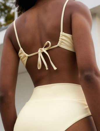 Rethinkit Studios Bikini Top Bandeau Bay - Cream - M