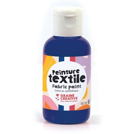 Textilfärg 50 ml - marinblå