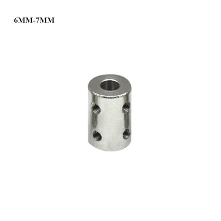 Stiv akselkobling i stål 6MM-7MM