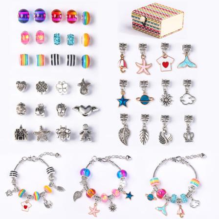 Smyckesarmbandstillverkningssats För Flickor Diy Beads Arts