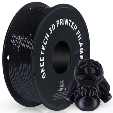 Tyndskrivhuvud Geeetech - TPU-175 - TPU Flexibelt Filament 1,75mm Svart, 3D-skrivare Filament 500g 1 Spole