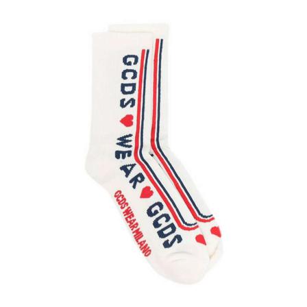 Gcds Socks Hvid, Herre Strømper, Størrelse: ONE Size