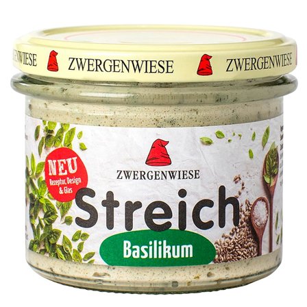 Biogan Streich Smørepålæg Veg. Basilikum Ø 180 g, Helse & Madvarer, Smørepålæg, Andet Smørepålæg