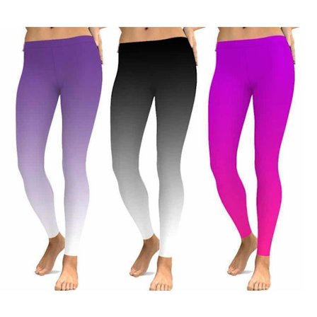 Melerade leggings i 3 olika färger