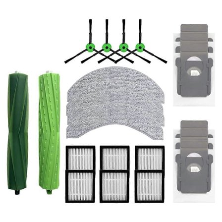 For Combo 10 Max Robot Støvsuger Tilbehør Hovedbørste Hepa Filter Mopp Klut Støvpose Reservedeler