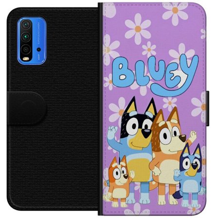 Yhteensopiva Lompakkokotelo Xiaomi Redmi Note 9 4G Stitch kouluehtona kirjojen, kynien ja repun kanssa värikkäässä kawaii-kuvituksessa