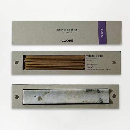 COOHÉ Calm Incense Stick Sæt, Tøj & Bolig, Duft Til Hjemmet, Røgelse