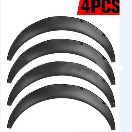 Bil Hjul Øyenbryn Bue Trim Klistremerke Skjermbreddere Beskytter Universal for Bil Type3
