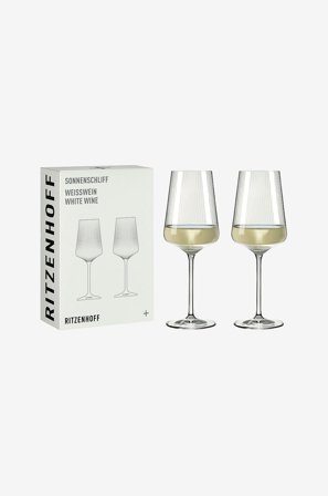 Ritzenhoff - Viinilasi Sonnenschliff 2-pack - Läpinäkyvä - Viinilasit - - Homeroom