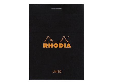 RHODIA Ant.block A7 80b linj svart - Lyreco - Kontorsmaterial - Block och anteckningsböcker - Anteckningsblock