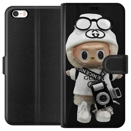 Yhteensopiva Lompakkokotelo Apple Apple iPhone 5 Tyylikäs muotoilijafiguuri kameralla ja katutyyliä, leikkisä keräilyfiguuri trendikkäässä kaup