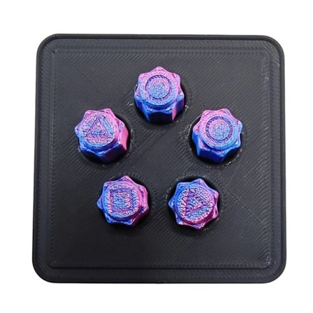 Ny Laser Squid Game 2 Gonggi 5 stk/sett med brett