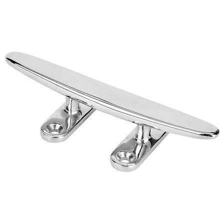 Kiillotettu merikiinnitysvenevalaisimen pohja, köyden kiinnitys (hopea) (1 kpl)