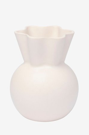 Spring Copenhagen - Vase Eva Stæhr-Nielsen 14 cm - Hvid - Urtepotteskjulere & vaser - Fra Homeroom