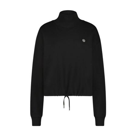 Jane Lushka Sweat Polo Sort, Dame Rullekraver