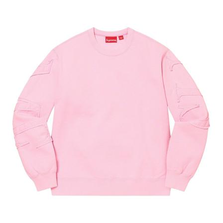 Supreme - Tröjor - Rosa - Herr - Storlek: L, Herr, Storlek: L