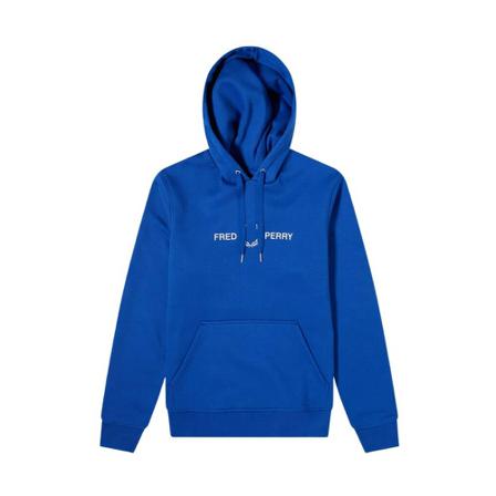 Fred Perry, Hoody Blauw, Heren, Maat:M