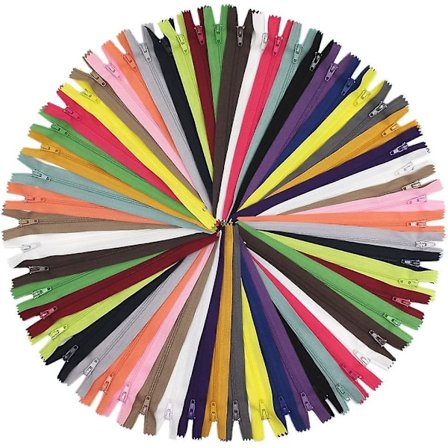 80 stk. 35 cm (14 tommer) nylon lynlåse til syning, håndarbejde og skrædderi, nylon lynlåse i bulk, 20 farver (14" 80 stk.)