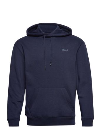 Bhdownton Hood Sweatshirt Huppari Tummansiniset Blend
