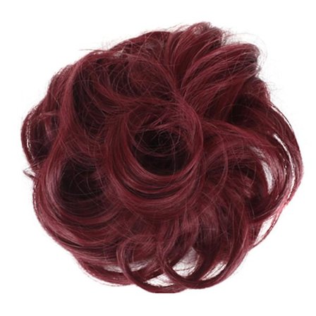 Easy To Wear Stylish Hair Scrunchies Naturally Messy Curly Bun Hair Extension