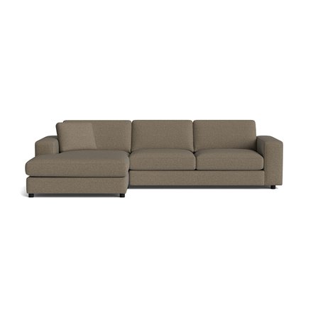 Oasis chaiselong sofa, venstrevendt - Aurora Brun - 294x151x79 - Sofa, chaiselong