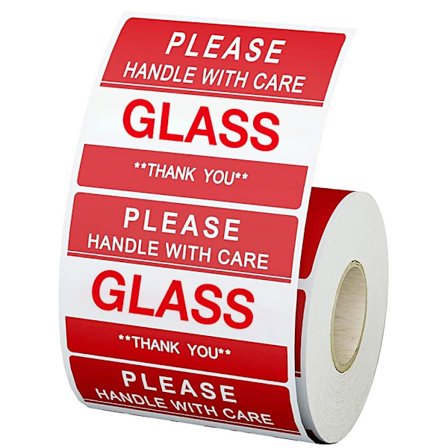 Advarselsmærkat Selvklæbende etiketter Rulletape