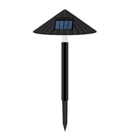 Sollampa, solcellsdriven svamplampa (vitt ljus),