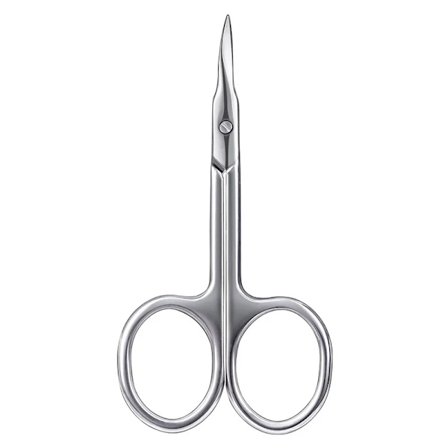 Rostfritt stål Nagelbandssax med böjd spets, tunna blad, nagelklippare, trimmer, död hudborttagare, manikyrvård, pedikyr, trimmtång