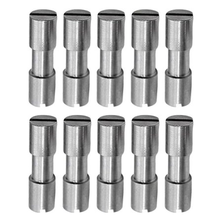 10 stk Rustfritt Stål Feste Bolt Festeanordninger Låser Nagler Kutter Håndtak Corby Bolter Skaft Festeanordninger Forsenket Hode