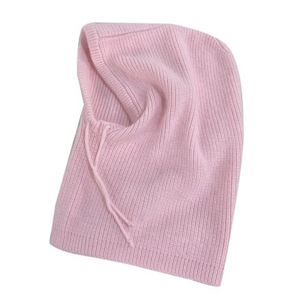 Neulottu hattu Talvihattu PINK