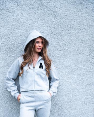 Aim'n Young Sweat Zip Hood Grijs Hoodies Meisjes - Kids Brand Store