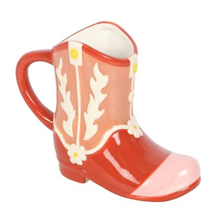 Something Different Cowboy Boot Mugg One Size Rosa