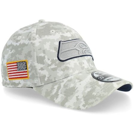 New Era - NFL Camo fitted Keps - Seattle Seahawks 39THIRTY NFL Salute To Service Camo Fitted @ Hatstore