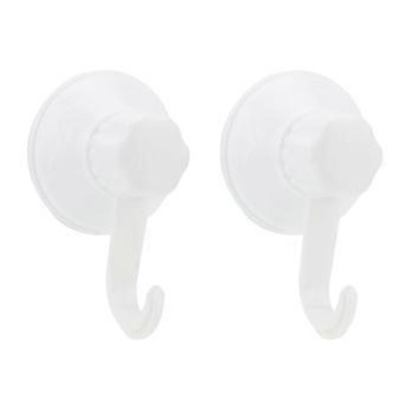 2 st Badrum Kök Vägg Stark Sugkopp Krok Vakuum Sugpropp Krok för Hushåll